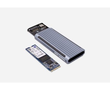 CAJA EXTERNA SSD M.2 NVMe RGB DEEPGAMING USB3.1 PLATA COOLBOX