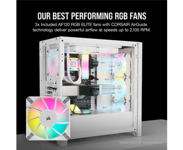 CAJA SEMITORRE ATX 5000D RGB AIRFLOW TG WHITE CORSAIR