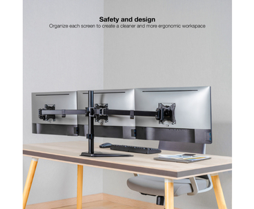 SOPORTE MESA 3 PANTALLAS 17"-27" TOOQ