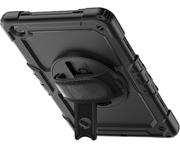 FUNDA TABLET SAMSUNG GALAXY TAB A9+ SHOCKPROOF ROTATING 360º NEGRO JUST IN CASE