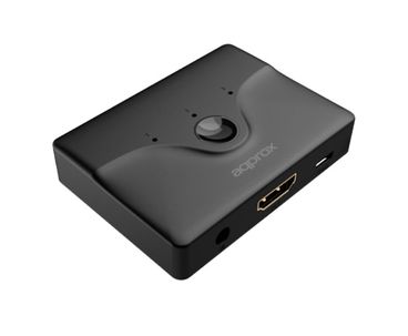HDMI SWITCH 3 PUERTOS 4K + CONTROL REMOTO APPROX